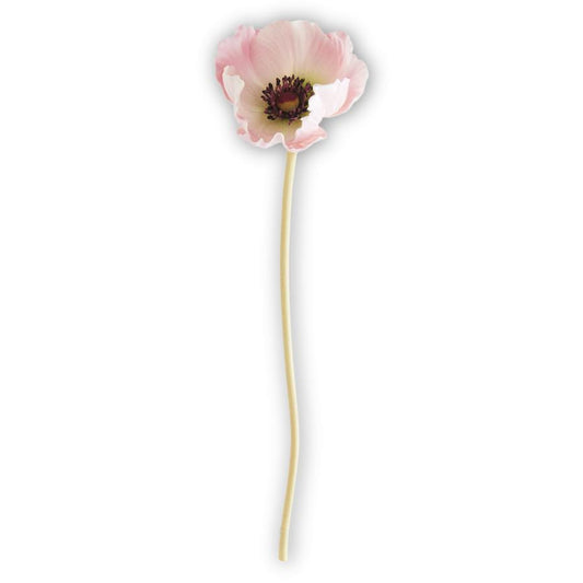 Pink Real Touch Mini Poppy 11" Stem