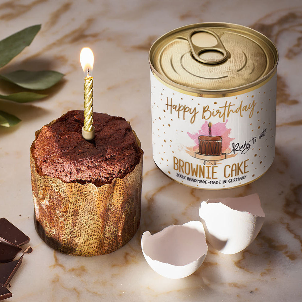 Happy Birthday Brownie Cake