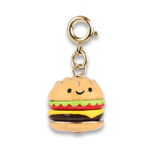 Gold Cheeseburger Charm