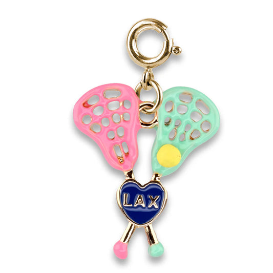 Gold Lacrosse Charm