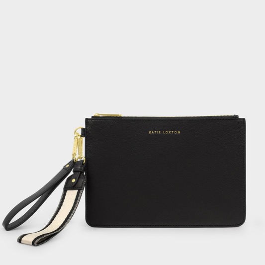 Hallie Wristlet Pouch Black