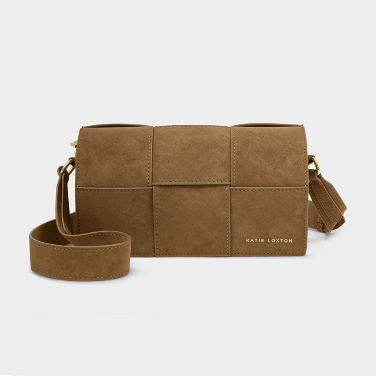 Taya Crossbody Bag Caramel Suedette