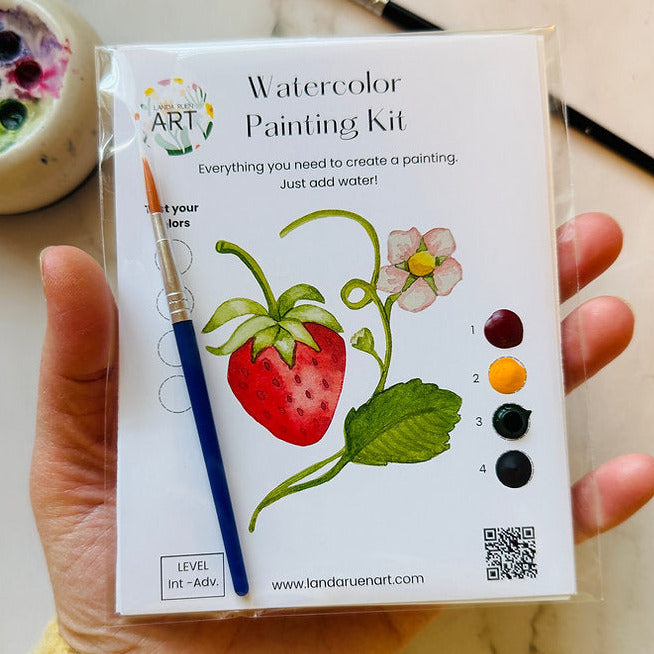 Strawberry Watercolor Kit