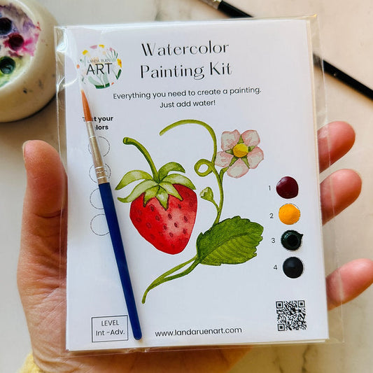 Strawberry Watercolor Kit