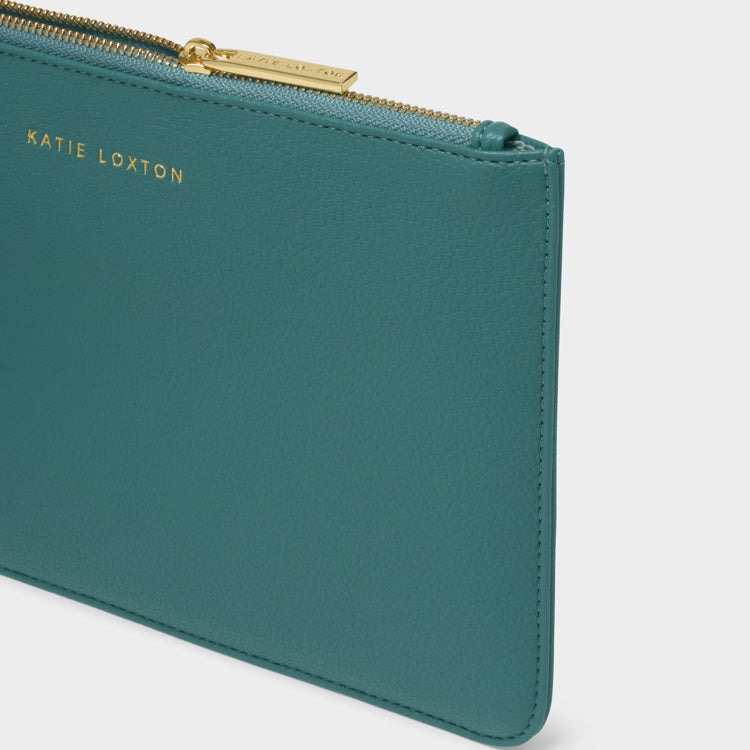 Hallie Wristlet Pouch Teal