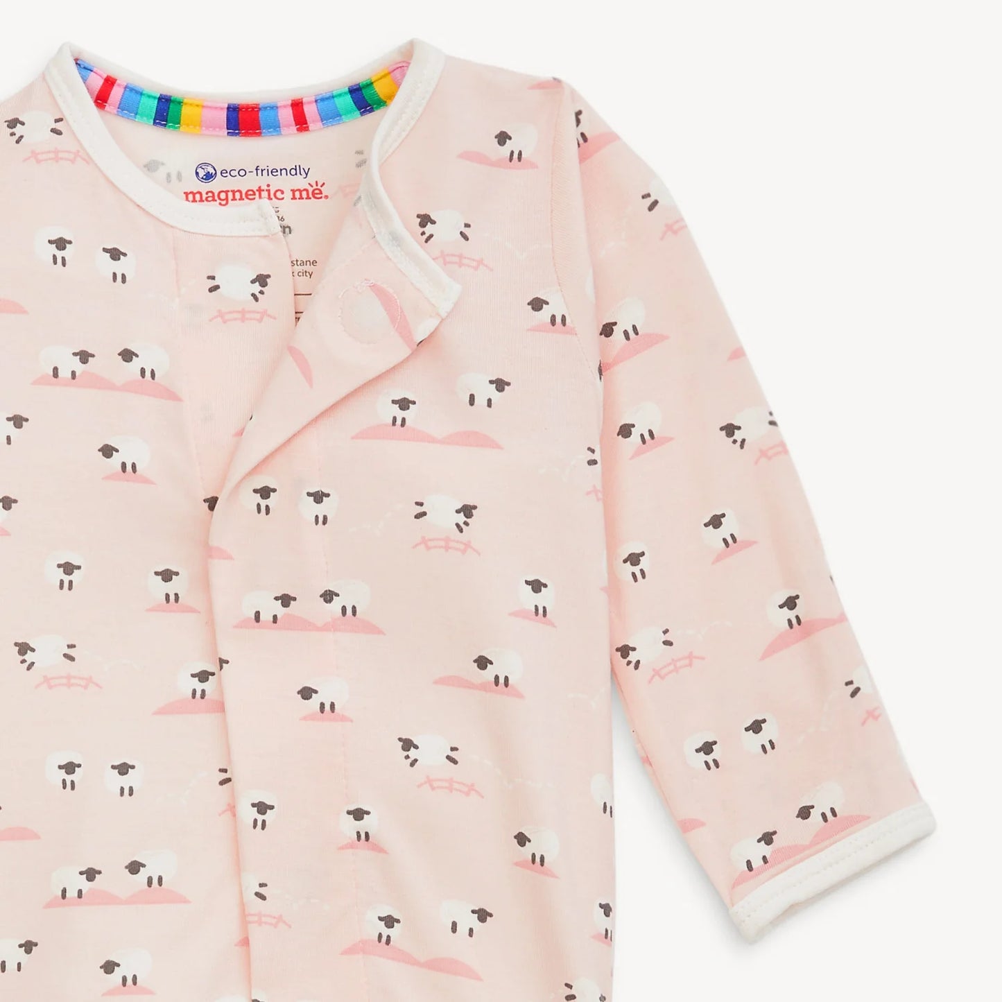 Pink Baa Baa Baby Magnetic Footie