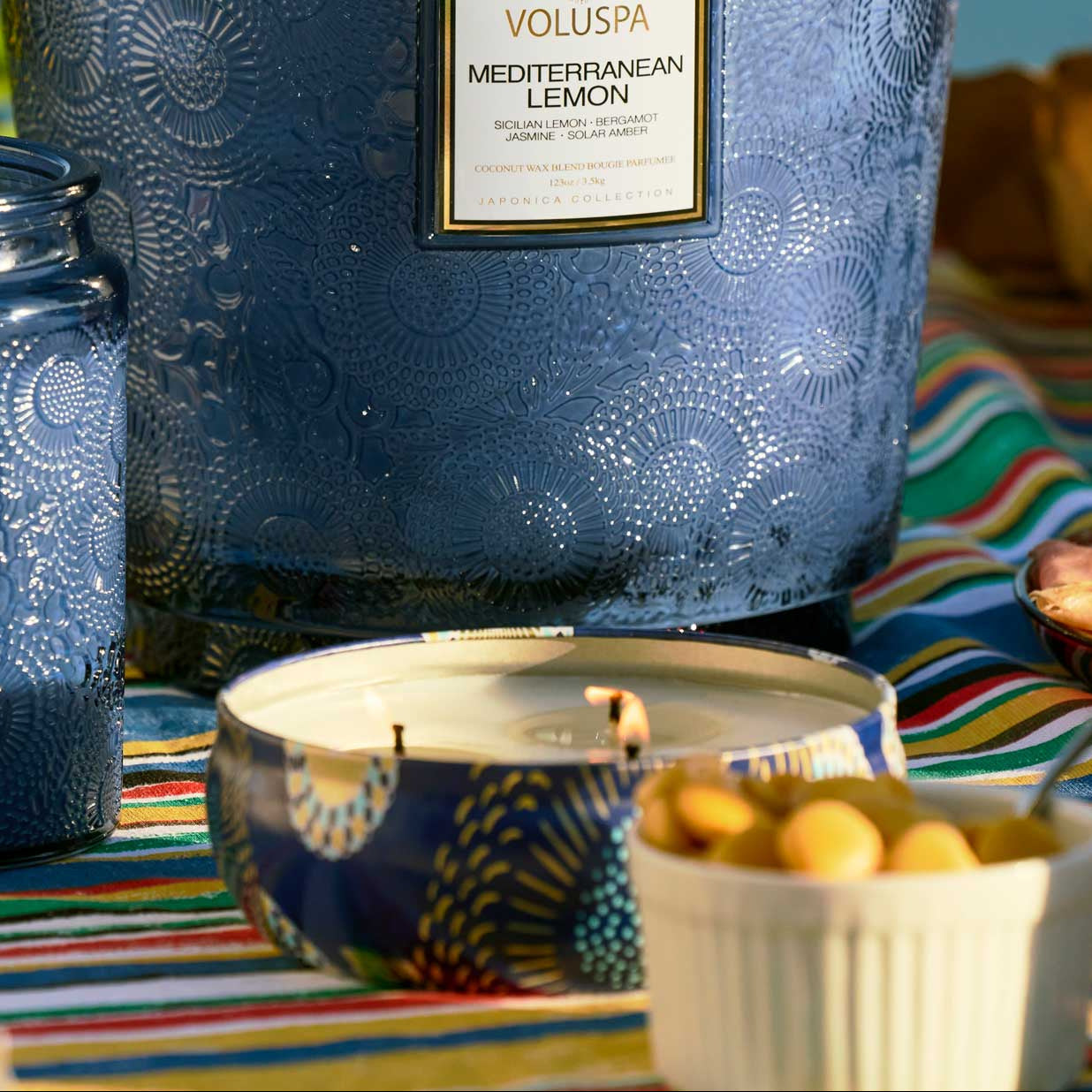 Mediterranean Lemon 3 Wick Tin Candle