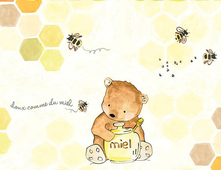 Sweet As Honey Textured Suction Bowl