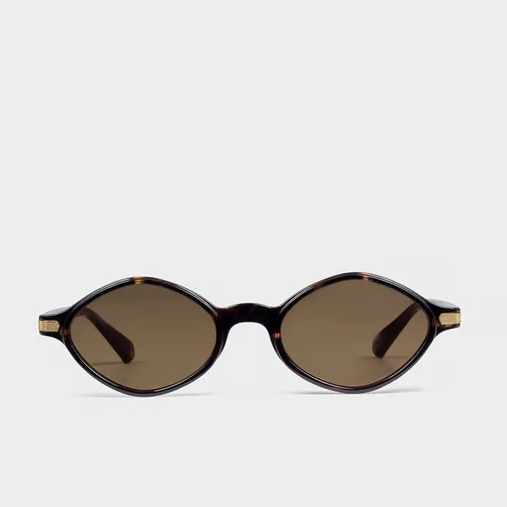 Sevilla Dark Tortoiseshell Slim Sunglasses