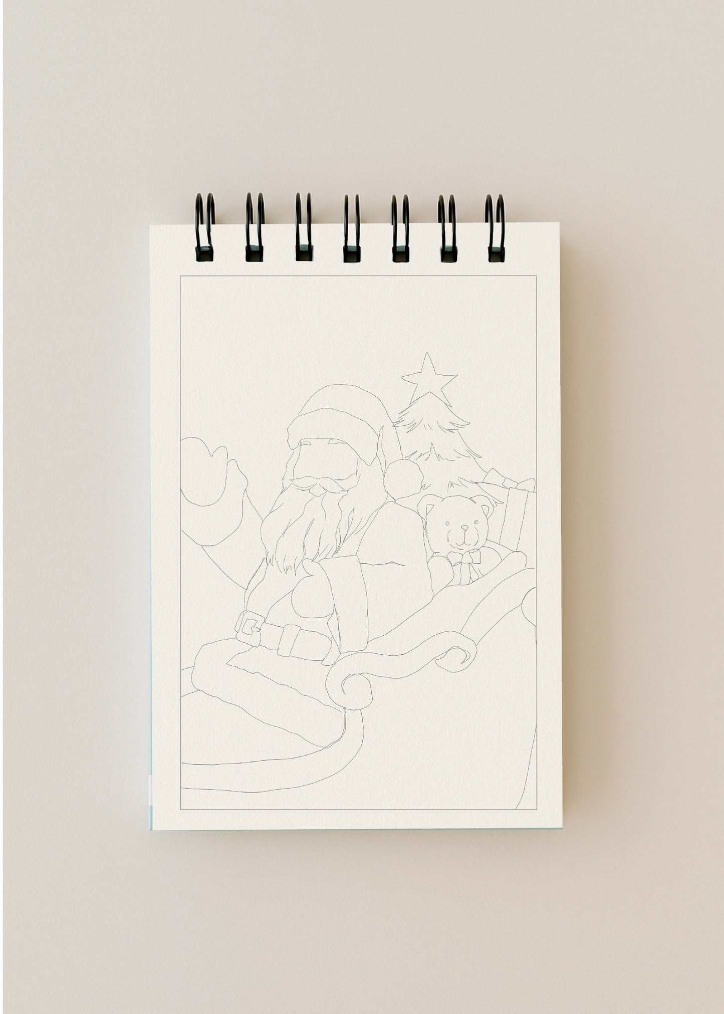 A Little Bit of Christmas Mini Watercoloring Book