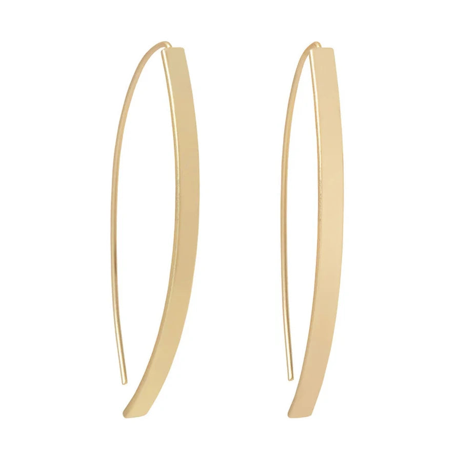 Arc Hoop Earring Gold