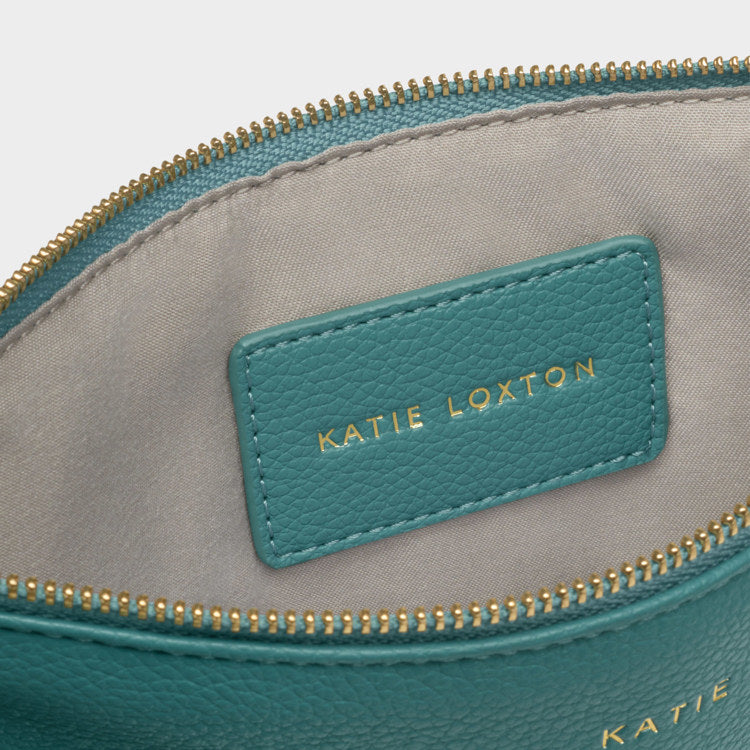 Hallie Wristlet Pouch Teal