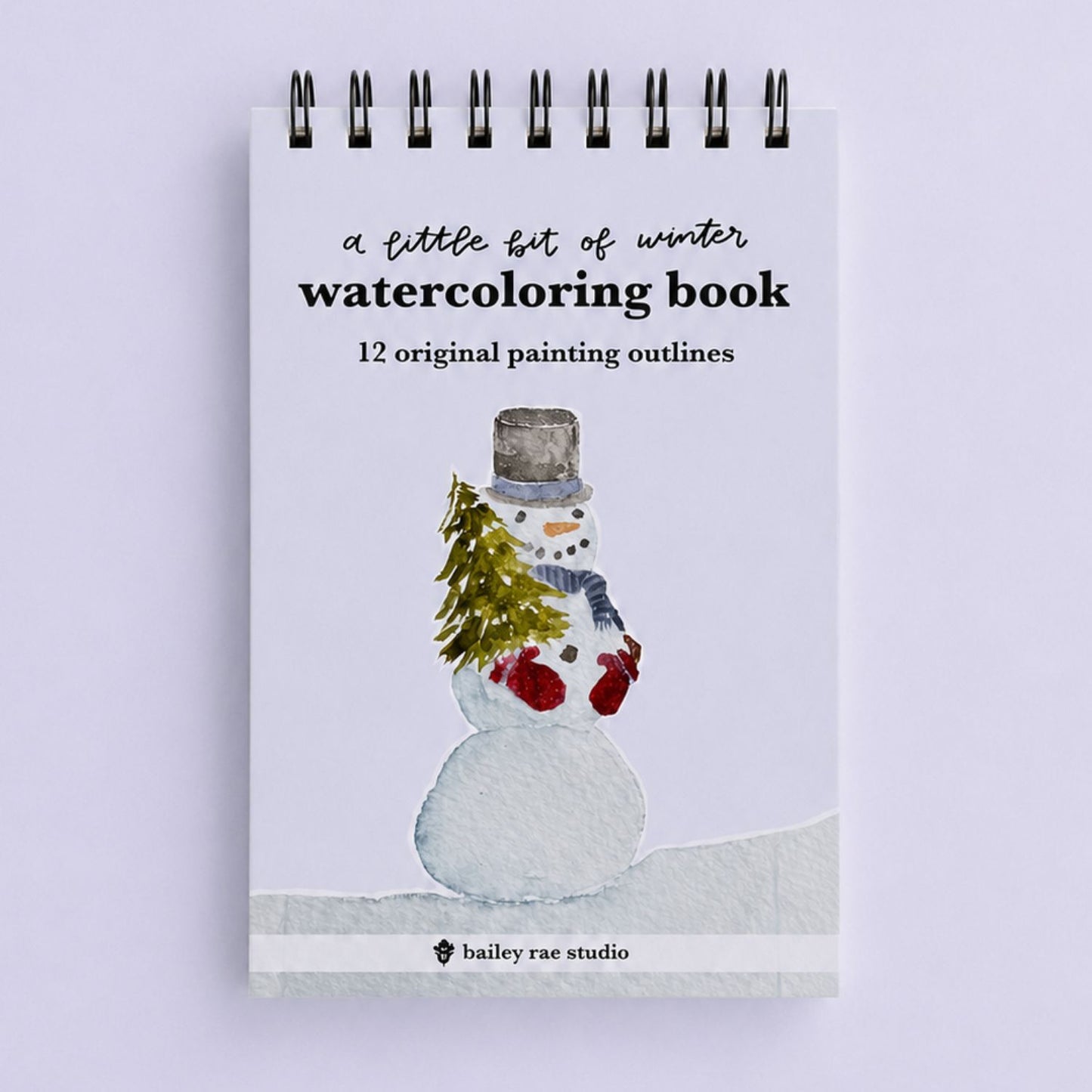 A Little Bit of Winter Mini Watercoloring Book
