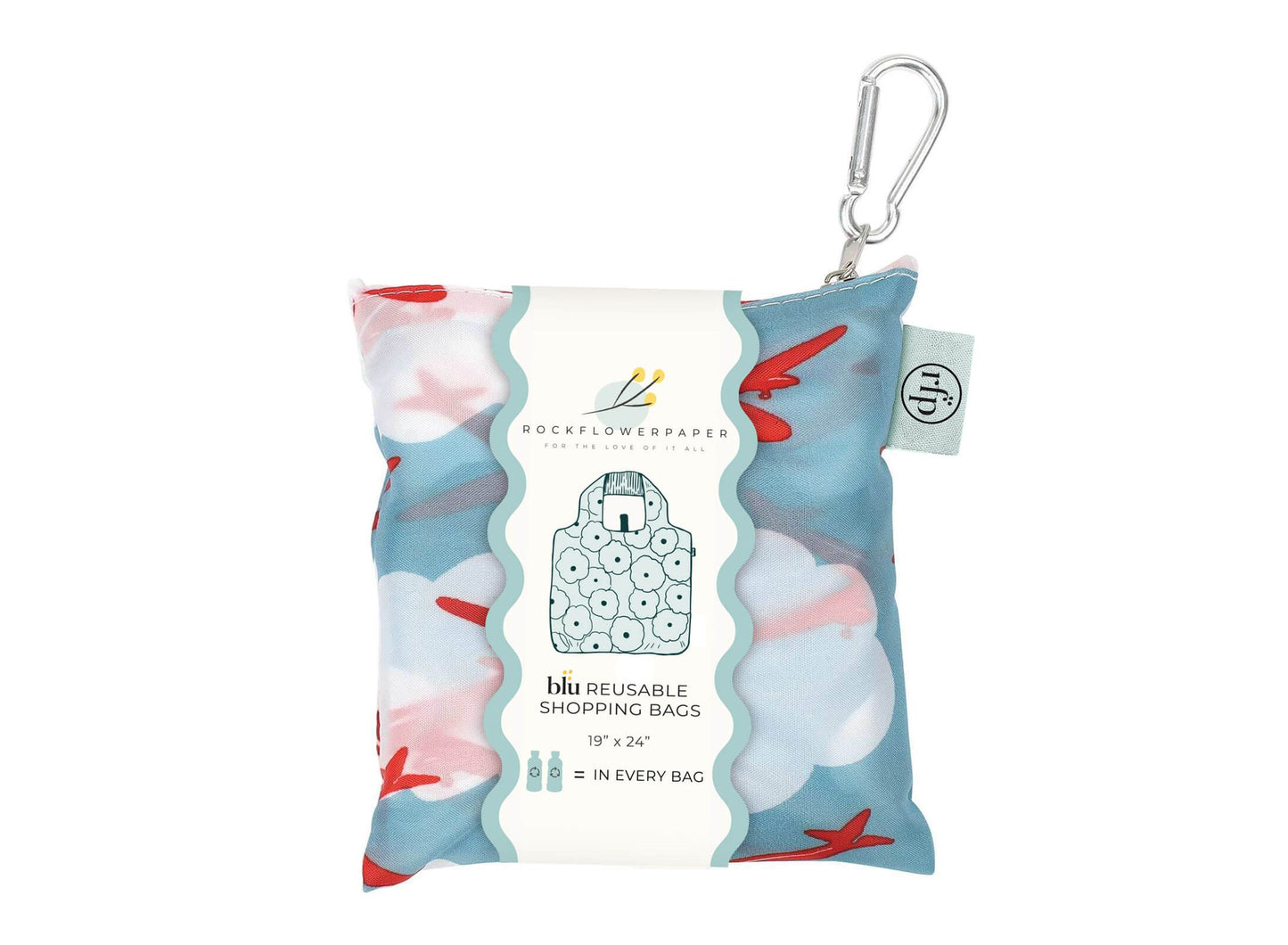 Airplane Blu Bag in a Pouch