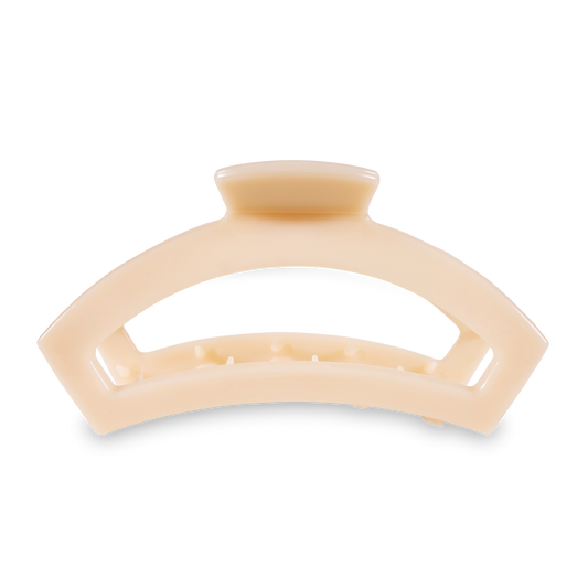 Almond Beige Open Large Claw Hair Clip