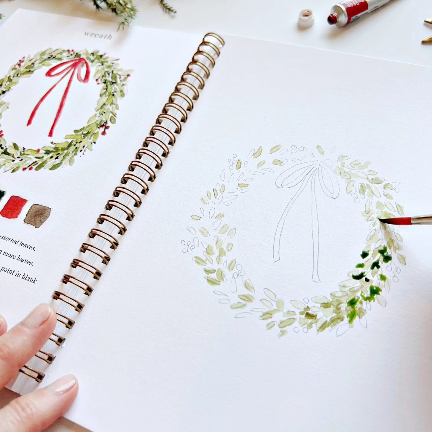 Watercolor Workbook Christmas