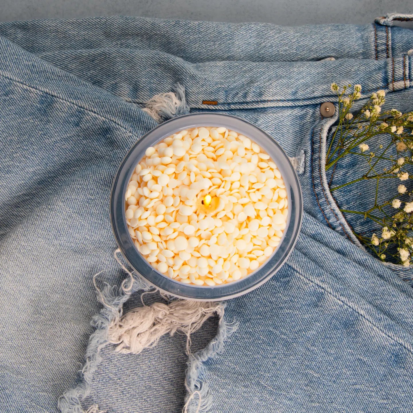 Candle Refill Kit Linen & Crisp Air