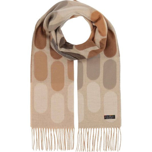 Elongated Dots Cashmink Scarf Sand