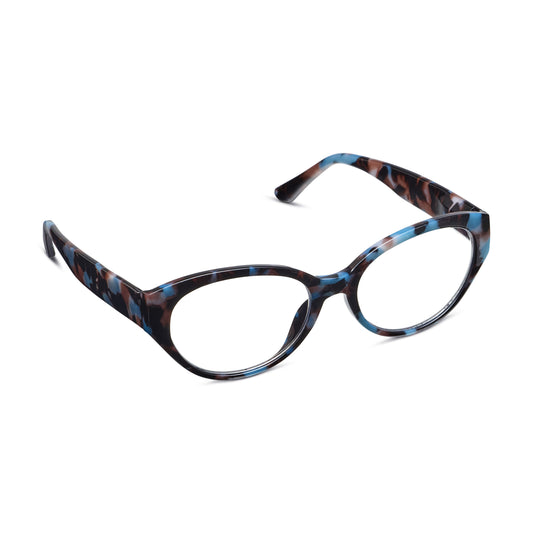 Peepers Readers Sloane Light Blue Botanico