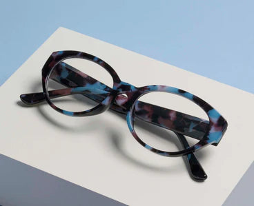 Peepers Readers Sloane Light Blue Botanico