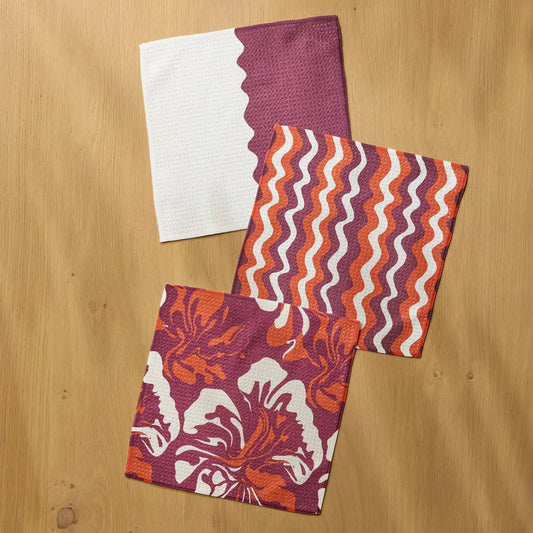 Harvest Groove Muse Dishcloth Set of 3
