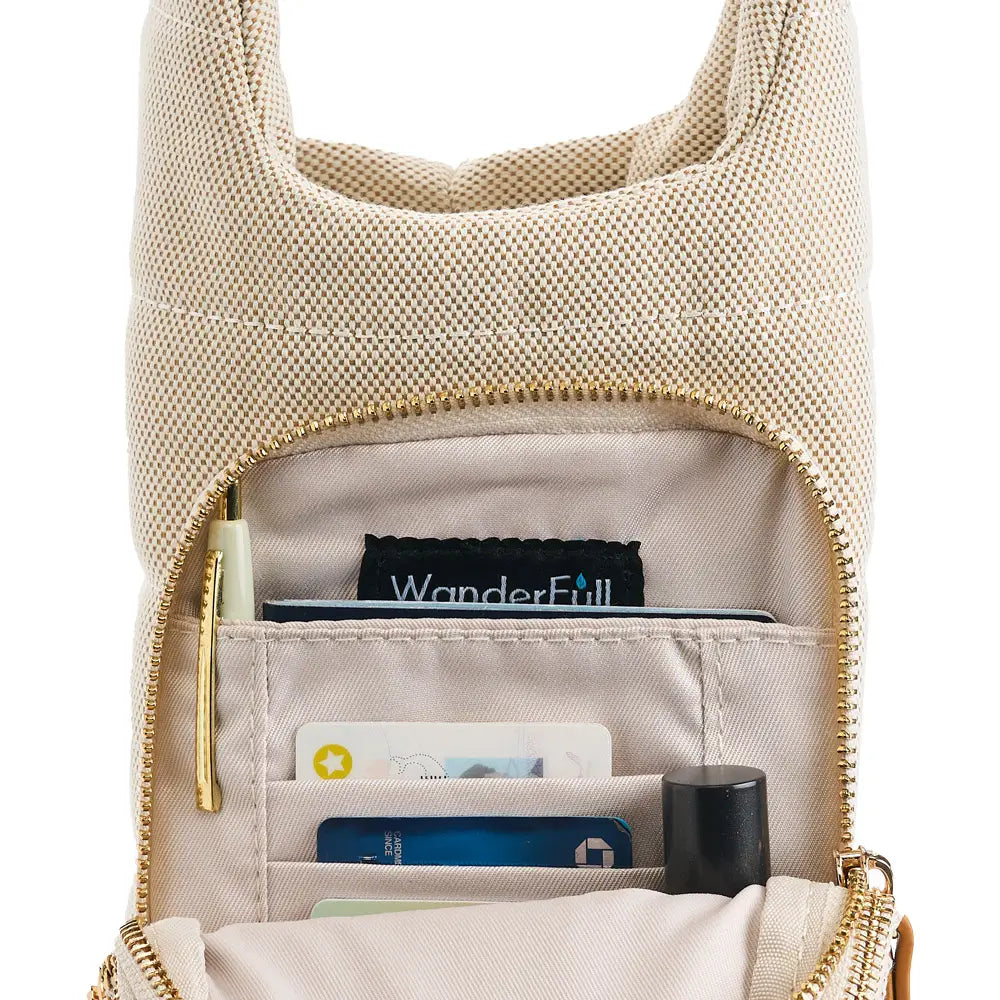 HydroBag Canvas with Vegan Leather and Canvas Strap