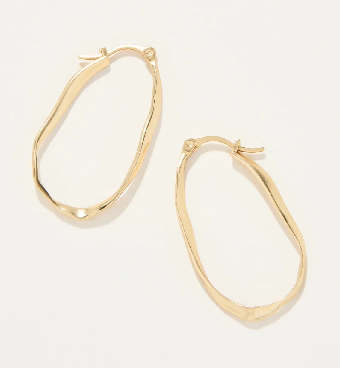 Isle of Hope Hoop Earrings Gold