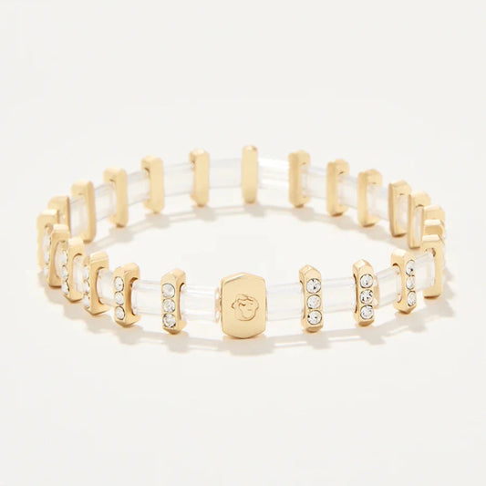 Sparkle Tila Stretch Bracelet Crystal