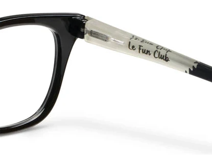 Peepers Readers Le Fun Club Black/White