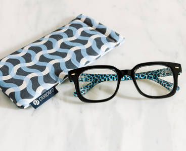 Peepers Readers Glossary Black/Wavy