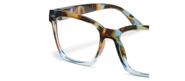 Peepers Readers Birdie Blue Quartz Colorblock