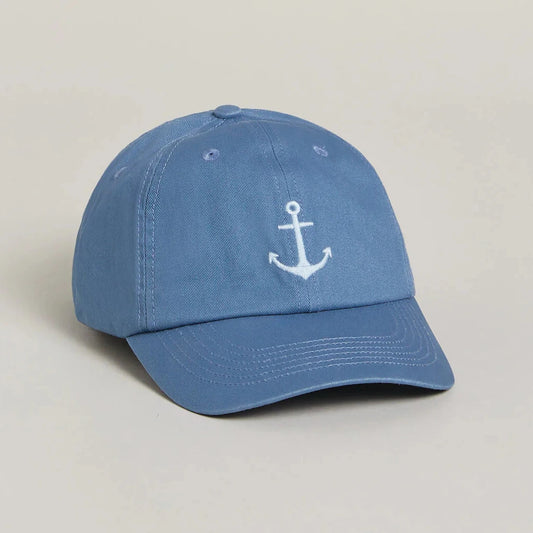 Baseball Hat Anchor/Denim Blue