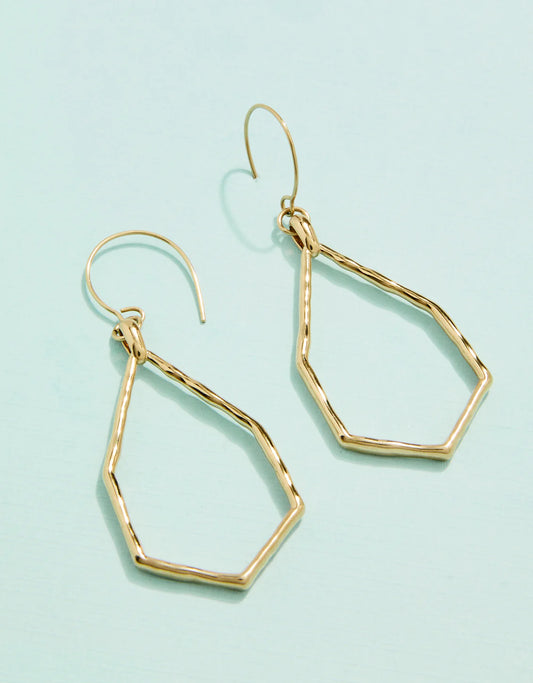 The Point Gold Earrings