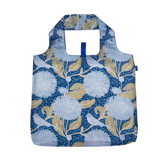 Chrysanthemum Blu Bag in a Pouch