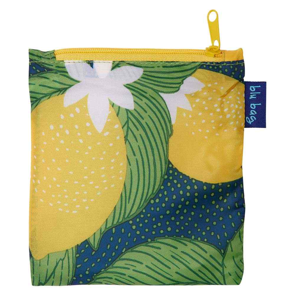 Vintage Lemons Blu Bag in a Pouch