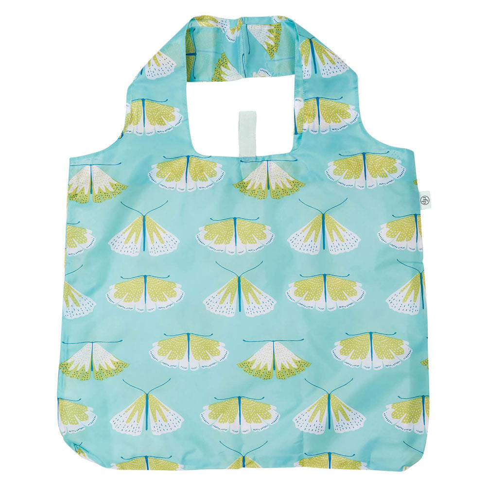 Moths Blu Bag in a Pouch