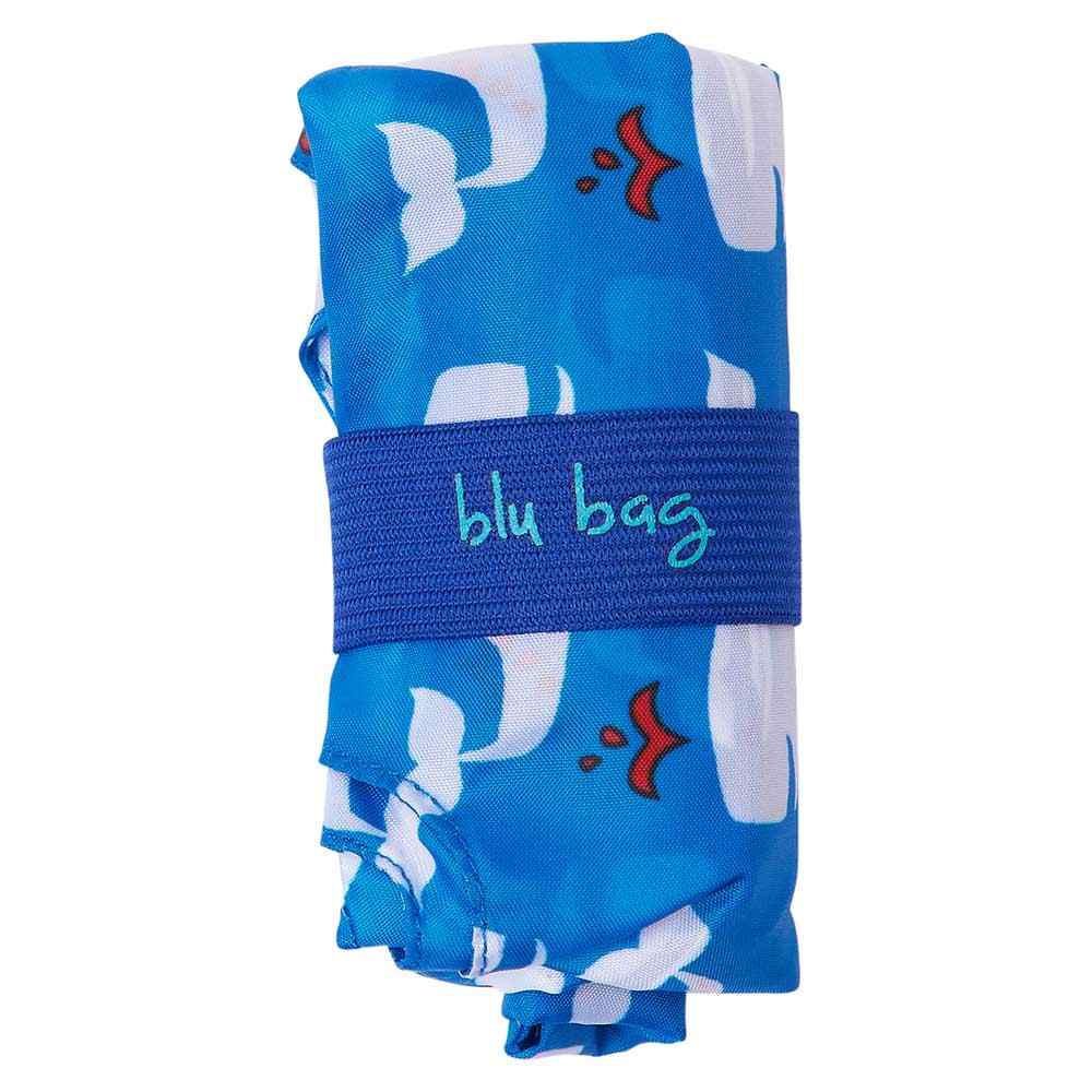 Whales Blue Blu Bag in a Pouch