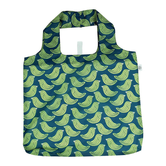 Woodland Birds Blu Bag in a Pouch