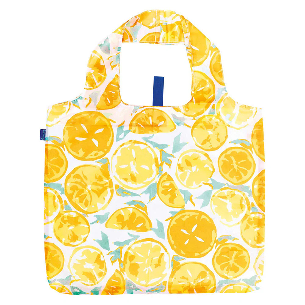 Lemon Slices Blu Bag in a Pouch