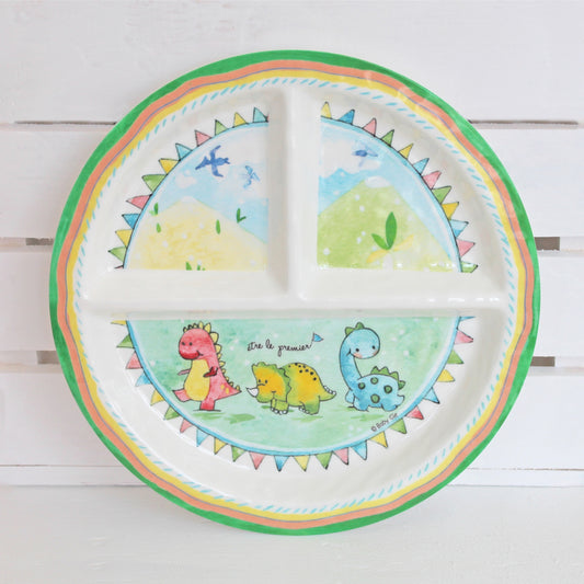 Be The Leader Round Textured Sectioned Plate