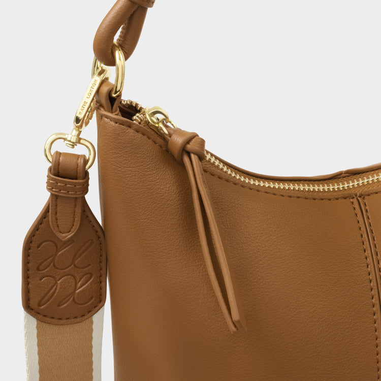 Hallie Satchel Bag Caramel