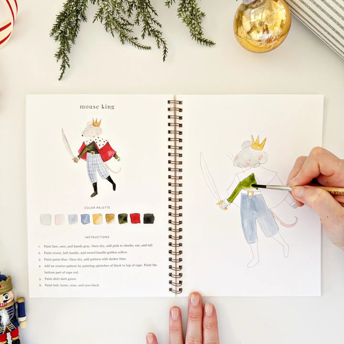 Watercolor Workbook Nutcracker