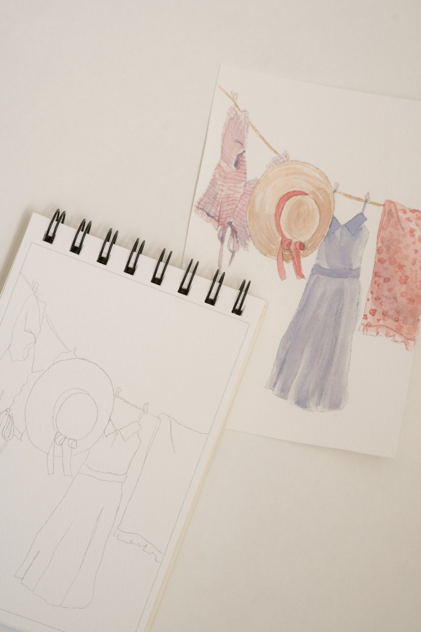 A Little Bit of Spring Mini Watercoloring Book