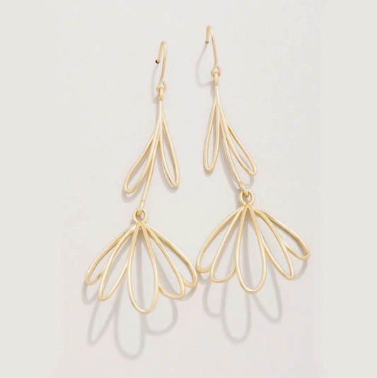 Dippy Daisy Earrings Gold