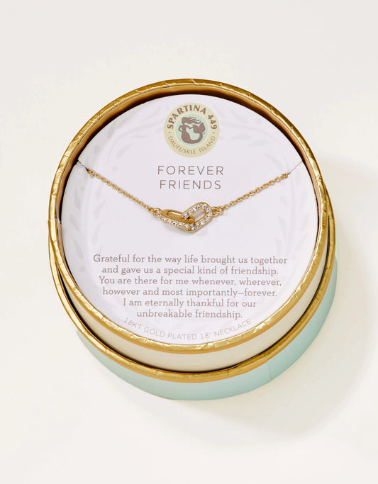 Sea La Vie Necklace 18" Forever Friends/Links Gold