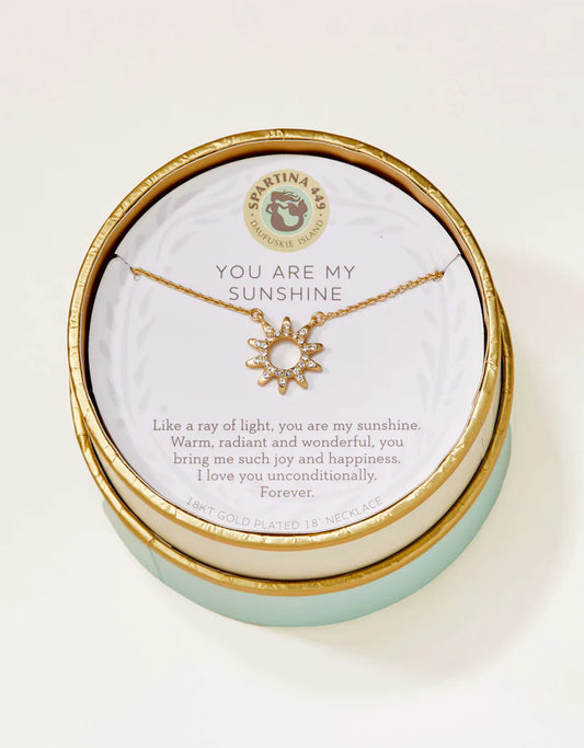 Sea La Vie Necklace 18" Sunshine/Sun Gold