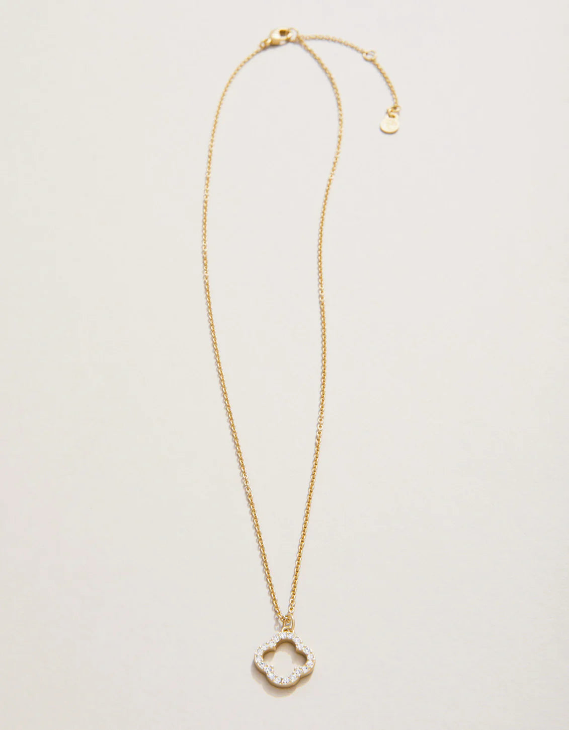 Sea La Vie Necklace 18" Lucky One/Quatrefoil Gold