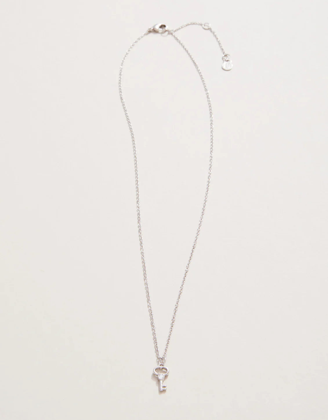 Sea La Vie Necklace 18" Best Friends/Heart Key Silver (2 piece set)