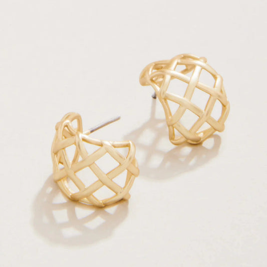 Stonevale Hoop Earrings Gold