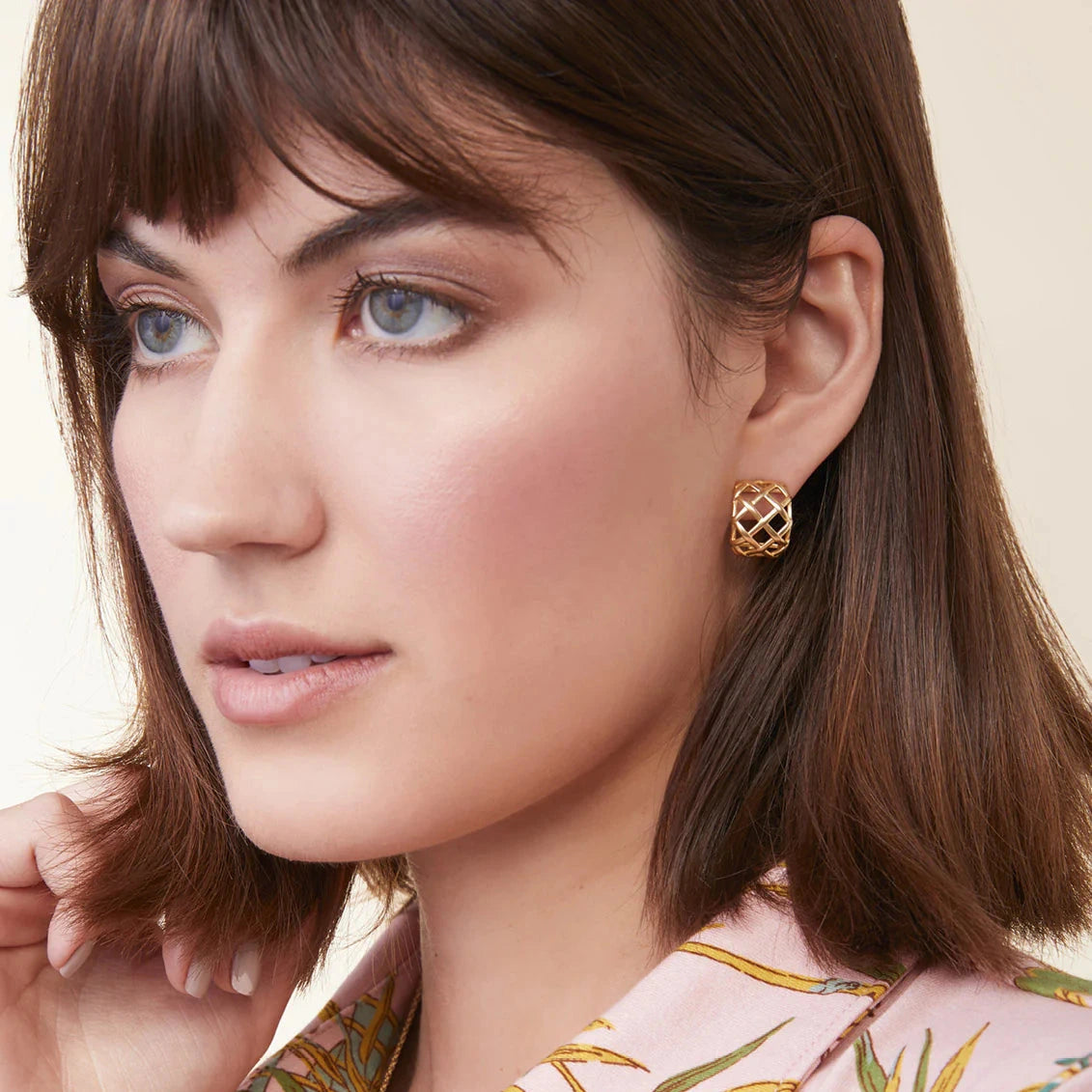 Stonevale Hoop Earrings Gold